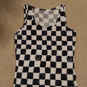 Checkered tank top